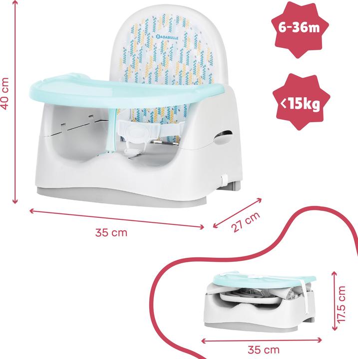 Actual product image Badabulle Trendy Meal (High chair booster seat)
