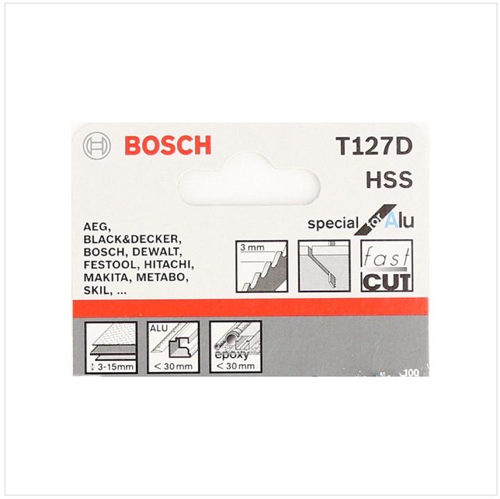 Produktbild Bosch Professional Zubehör PRO Alu T127D Stichsägeblatt, 100 mm, 5-tlg.