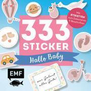Actual product image 333 Sticker - Hallo Baby: Etiketten und Aufkleber mit beschreibbarer Oberfläche