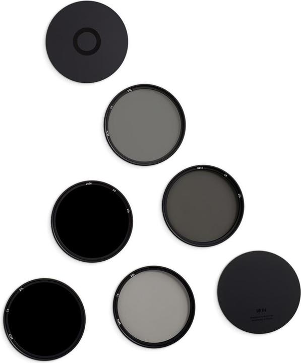 Actual product image Urth 58mm ND2, ND4, ND8, ND64, ND1000 Lens Filter Kit (Plus+) (Graduated neutral density filter)