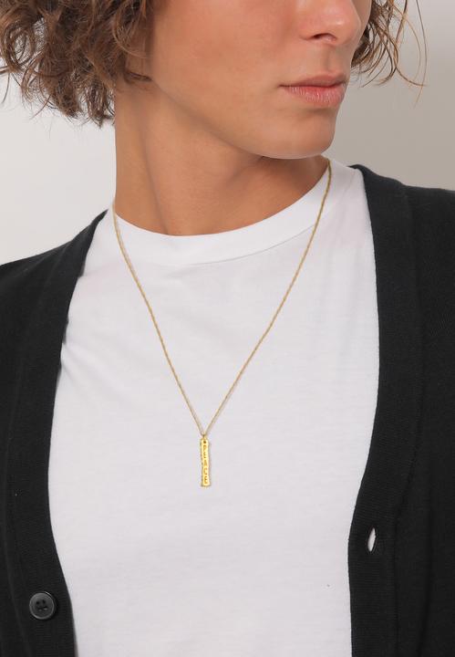 Immagine prodotto Kuzzoi Collana Peace Peace Sign Figaro Chain Argento 925 (Argento 925, 60 cm)
