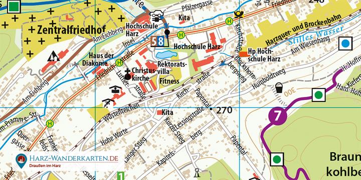 Produktbild Wernigerode, Wanderkarte und Stadtplan