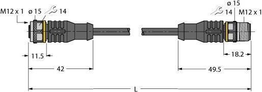Image du produit Turck Actuateur- (1 m)