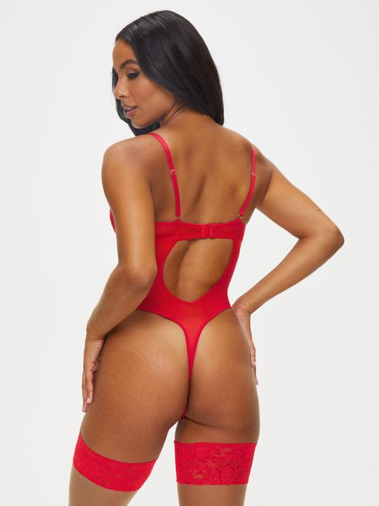 Productafbeelding Ann Summers Icon Gevoerde Kanten Body - Rood (S)