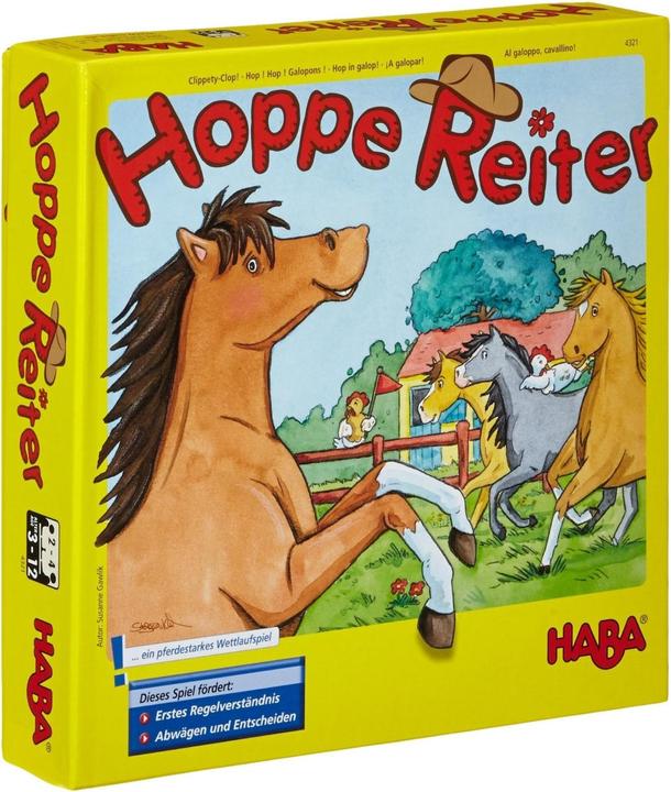 Actual product image Haba Hoppe Rider (Spanish, French, Italian, English, German, Dutch)