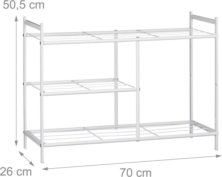 Productafbeelding Relaxdays Schoenenrek (70 x 26 x 50,5 cm)