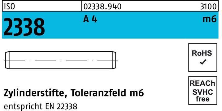 Actual product image Dowel pin ISO 2338 4 m6 x 14 A 4 ISO 2338