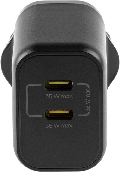 Image du produit Onit USB-Wandladegerät Dual 2C 35 W GaN Schwarz (35 W)