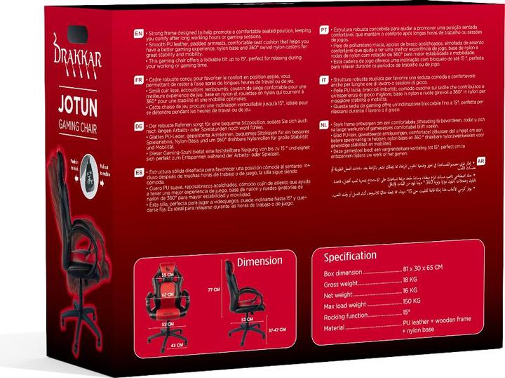 Actual product image Konix Fauteuil gaming Jötun - Drakkar