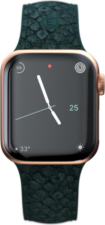 Actual product image Njord Jord Watch Strap For (40 mm, 41 mm, Vegan salmon leather, Silicone, Vegan Leather)