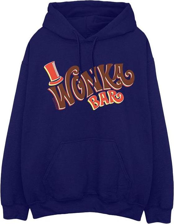 Immagine prodotto Willy Wonka & the Chocolate Factory Bar Logo Felpa con Cappuccio Uomo (4XL)