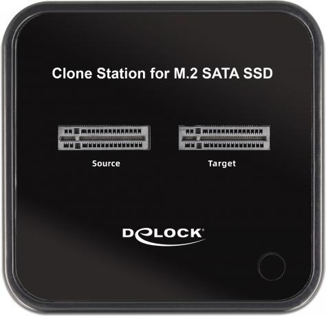 Actual product image Delock Docking and cloning station USB-C - 2x M.2 SATA