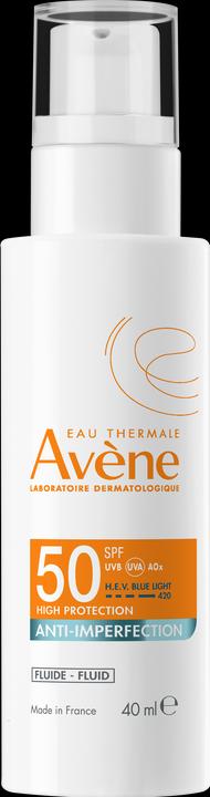 Actual product image Avène Anti-impurity fluid (Sun cream face, SPF 50, 40 ml)