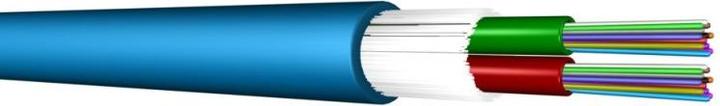 Actual product image Draka Fibre optic universal cable U-DQ(ZN)BH 2 x 12G50 2x12 G50/125 3.0kN blue OM2 1 (CAT6)