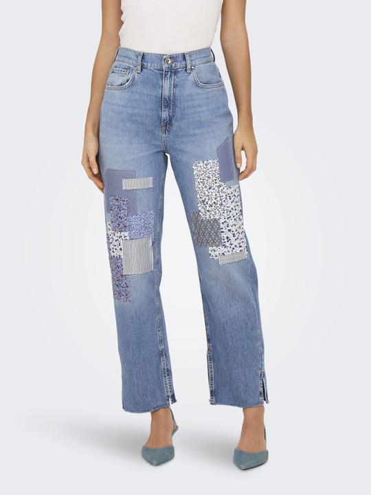 Immagine prodotto Only ONLROBYN Mittlere Taille Gerade geschnitten Jeans Baggy Fit Jeans (W31/L32)