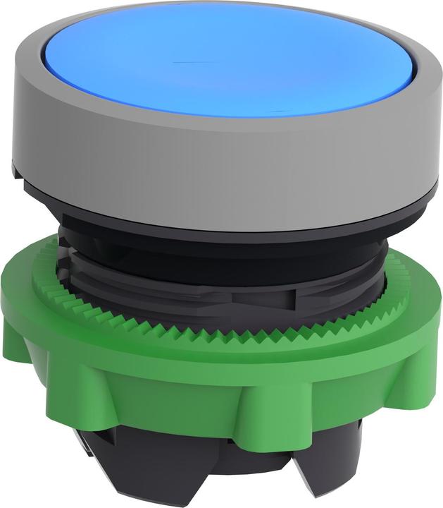 Actual product image Schneider Electric Pushbutton, front, plastic, momentary, ZB5AA6C0