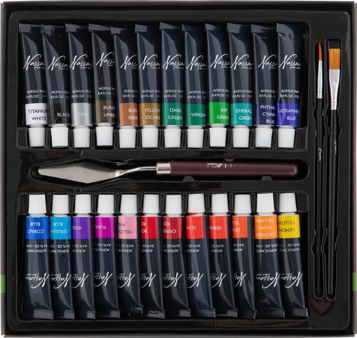Actual product image Grafix Nassau Classic Acrylic Paint Set, 24x12ml