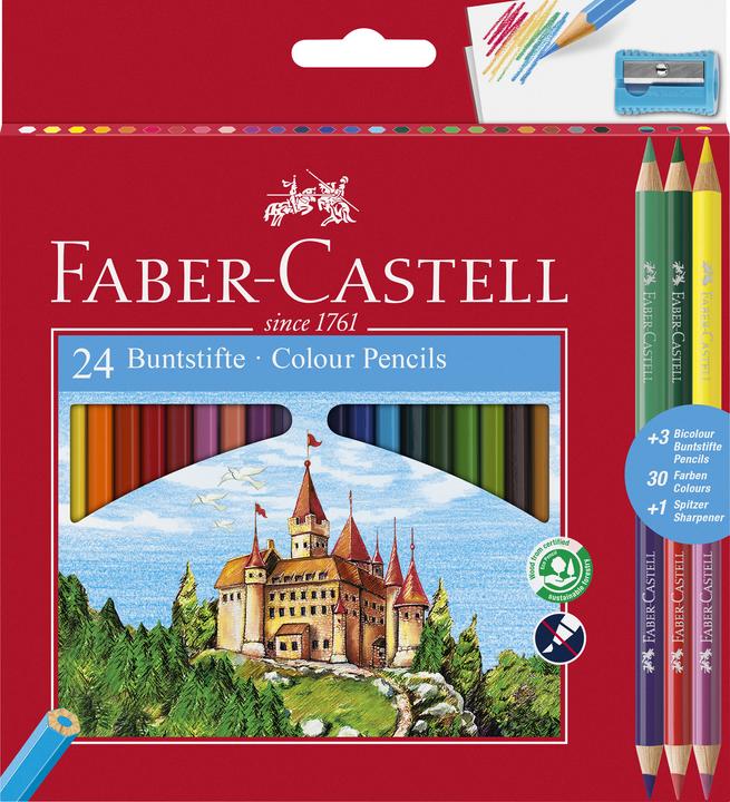 Immagine prodotto Faber-Castell Matite colorate ECO (Multicolore, 24 x)