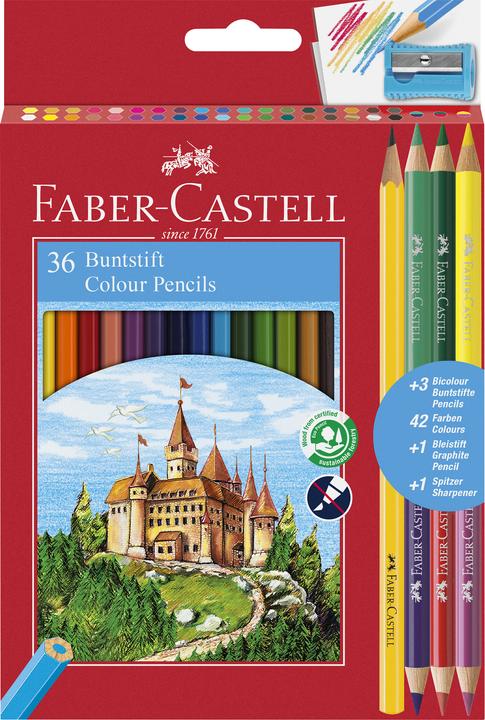 Immagine prodotto Faber-Castell Matite colorate ECO (Multicolore, 36 x)
