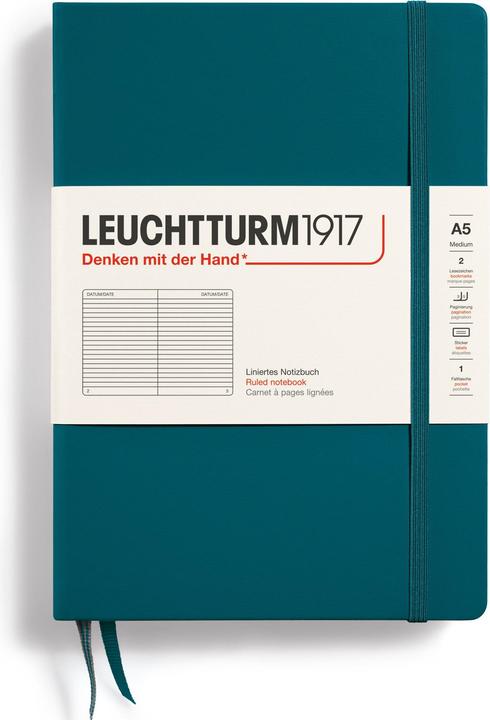 Produktbild Leuchtturm1917 Notizbuch (A5, Liniert, Harter Einband)