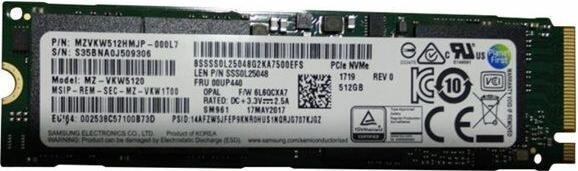 Produktbild Lenovo 512 Gb SSD M.2 2280 PCIe3x4 (512 GB, M.2 2280)