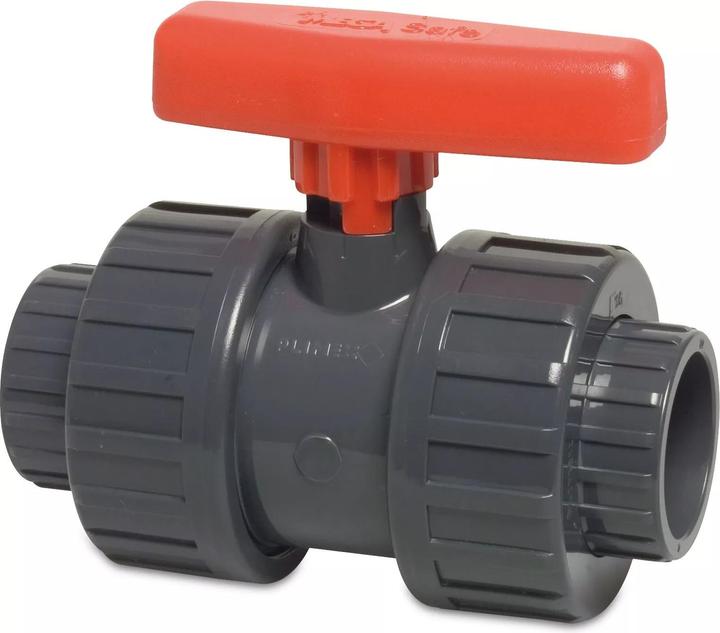 Produktbild Mega Kugelhahn Safe 600 PVC-UIG Nenngrösse mm 50 (50 mm)