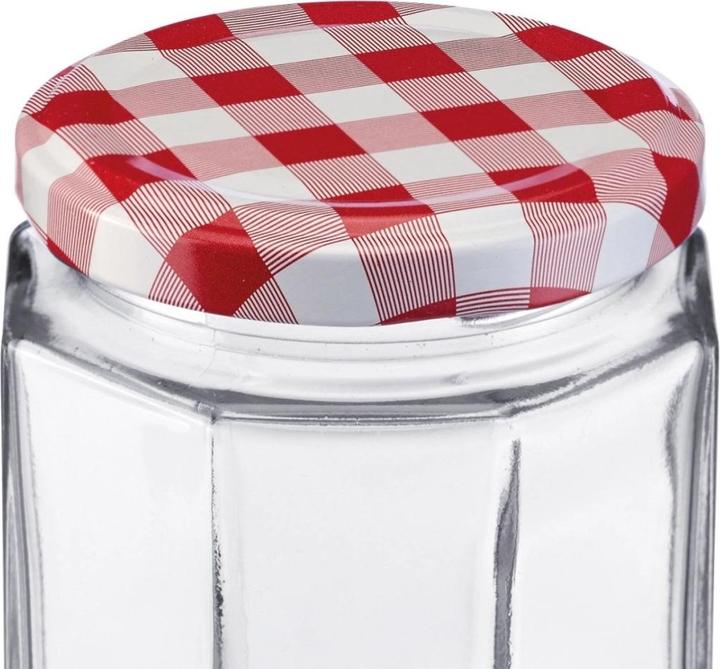 Immagine prodotto Westmark Set di 6 bicchieri a 6 angoli da 288 ml, con coperchio decorativo a forma di cuore, 63 mm (6 pz., 0.29 l)