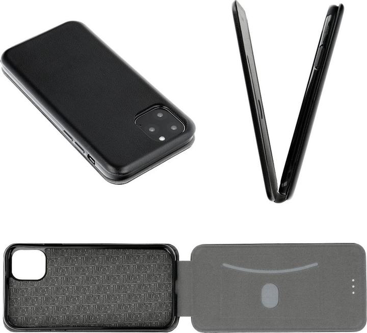 Produktbild König Design Apple iPhone 6 / 6s Plus Hülle Klapp Tasche Handyhülle Flip Case Cover Schwarz (Apple iPhone 6 Plus)