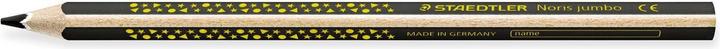 Actual product image Staedtler Noris jumbo 1284 Jumbo coloured pencil, single product, black (Black, 1 x)