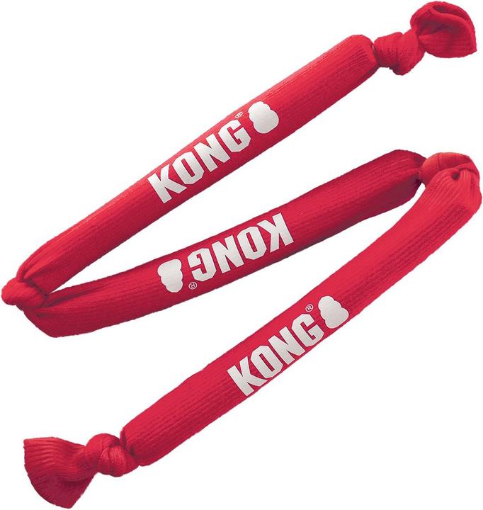 Produktbild KONG Signature Crunch Rope Tripple - Red (Snackbeutel Hund)