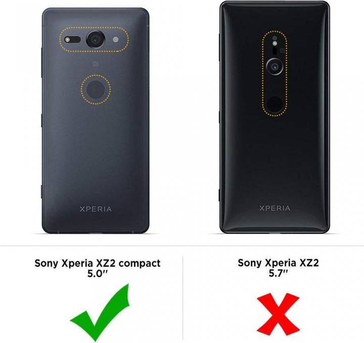 Image du produit Screenguard Sony Xperia XZ2 Compact Étui souple en TPU transparent (Sony Xperia XZ2 Compact)
