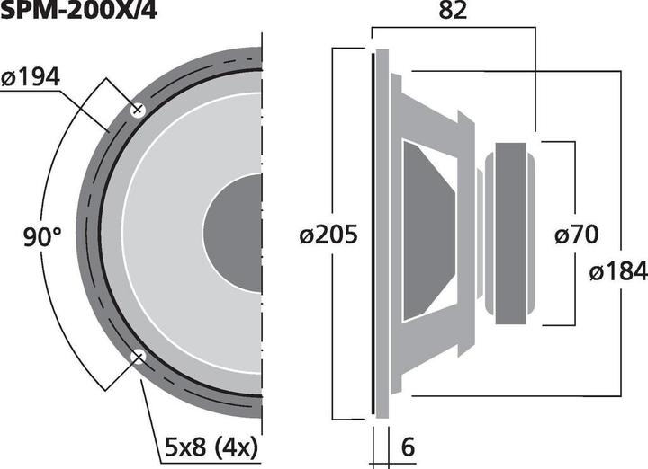 Immagine prodotto Monacor SPM-200X/4 (1 pz.)
