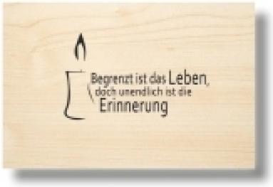 Image du produit Die Laserei So Hot Cartes de voeux en bois (6 pcs)
