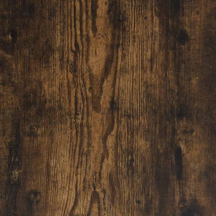Actual product image VidaXL Desk with shelf smoked oak 84x40x78 cm wood-based office desk