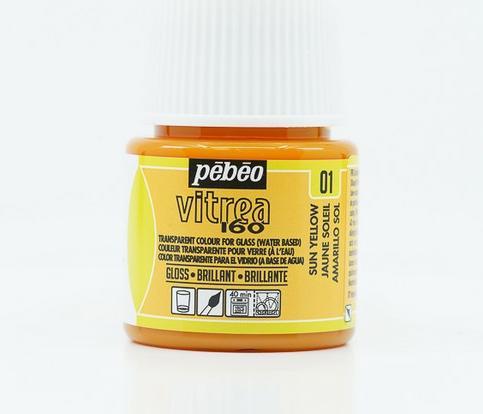 Produktbild Pebeo Vitrea 160 Glänzendefarben (Sonnengelb, 45 ml)