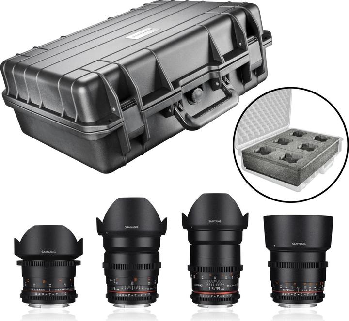 Immagine prodotto Samyang Video DSLR set di base II Canon EF (Canon EF, APS-C / DX)