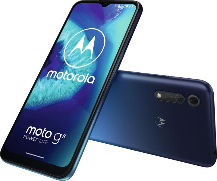 Produktbild Motorola Moto G8 Power Lite (64 GB, Royal Blue, 6.50", Dual SIM, 16 Mpx, 4G)