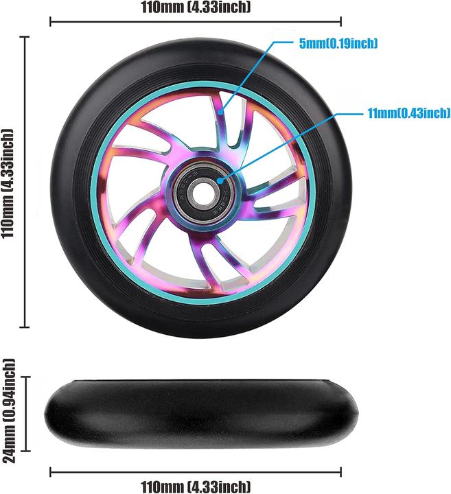 Produktbild Yungeln Stunt Scooter Ersatzräder