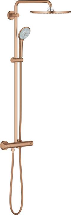 Grohe Euphoria Shower System with Thermostat - Warm Sunset Brushed (26075DL0)