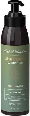 Image du produit Herbal Meadow Shampooing pour cheveux à la menthe 400Ml (400 ml, Shampoing liquide)