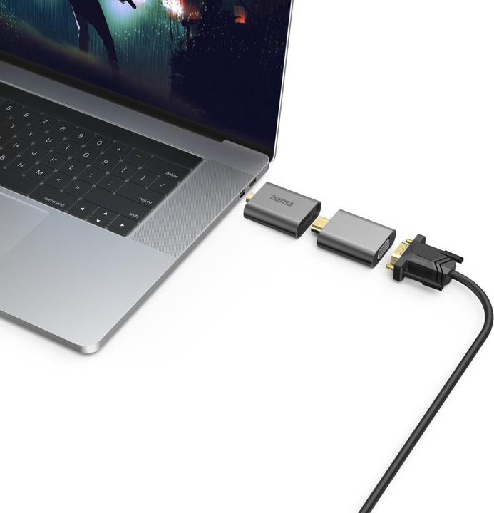 Produktbild Hama USB Video-Adapter (VGA, Mini DP, HDMI, 15 cm)