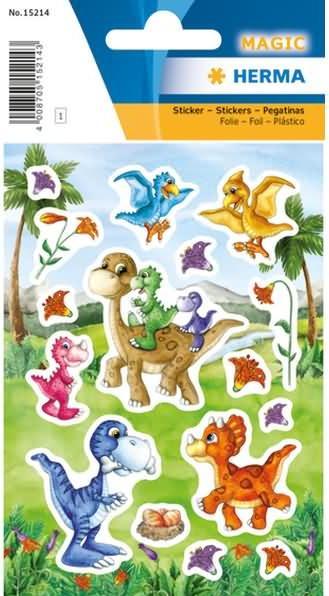Image du produit Magni Stickers MAGIC Enfants dinosaures