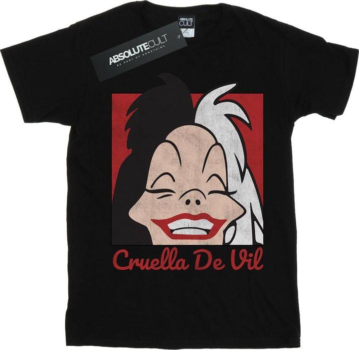 Disney Cruella De Vil Cropped Head TShirt Mädchen
