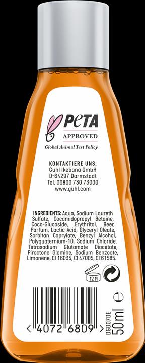 Produktbild Guhl Intensiv Shampoo kräftigend (50 ml, Flüssiges Shampoo)