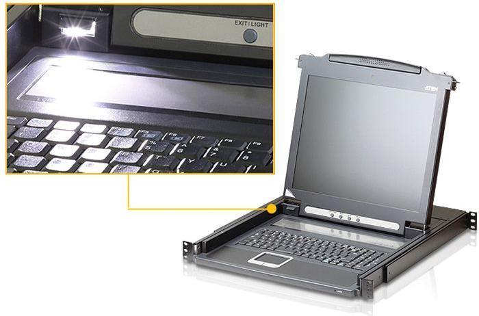 Actual product image Aten KVM CL1000M-ATA-XG Slideaway con 17