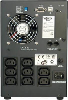 Actual product image Eaton Tripp Lite Series SMX1500SLT Uninterruptible Power Supply (UPS) 1500 VA 900 W 8 AC outputs (1500 VA, 900 W)