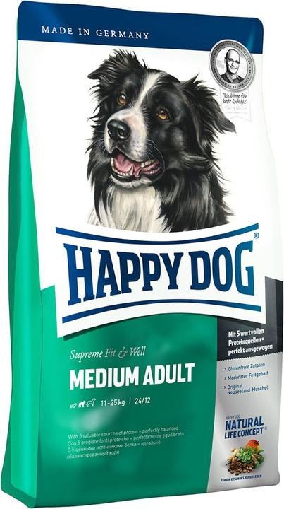 Happy Dog Fit & Well Adult Medium (Adulte, 1 pcs, 1000 g)