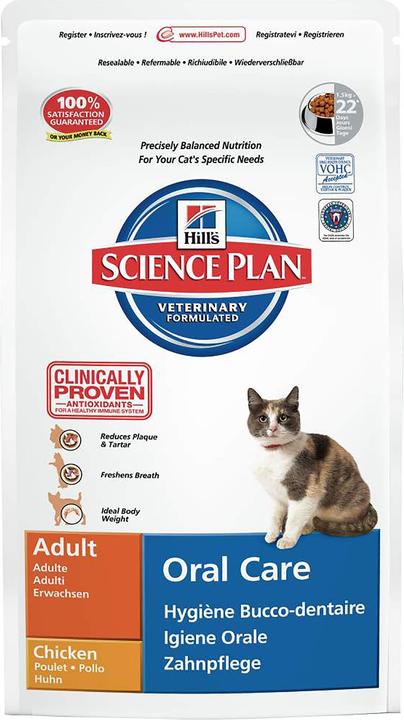 Produktbild Hill's Science Plan Adult Oral Care, Chicken (Adult, 1 Stk., 1500 g)