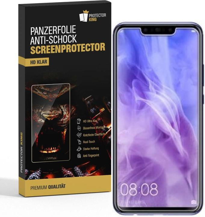 Produktbild Protectorking 2x Panzerfolie Anti-Shock HD Klar (2 Stück, Huawei Nova 3)