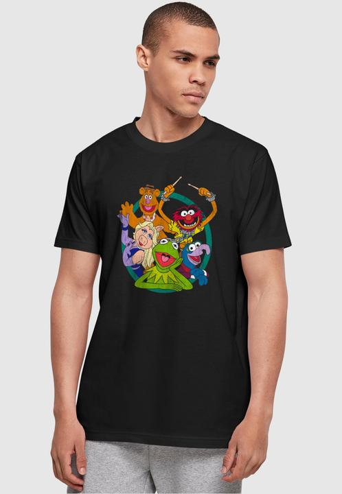 Actual product image Absolute Cult Muppets - Group Circle Basic T-Shirt - 116769 (L)